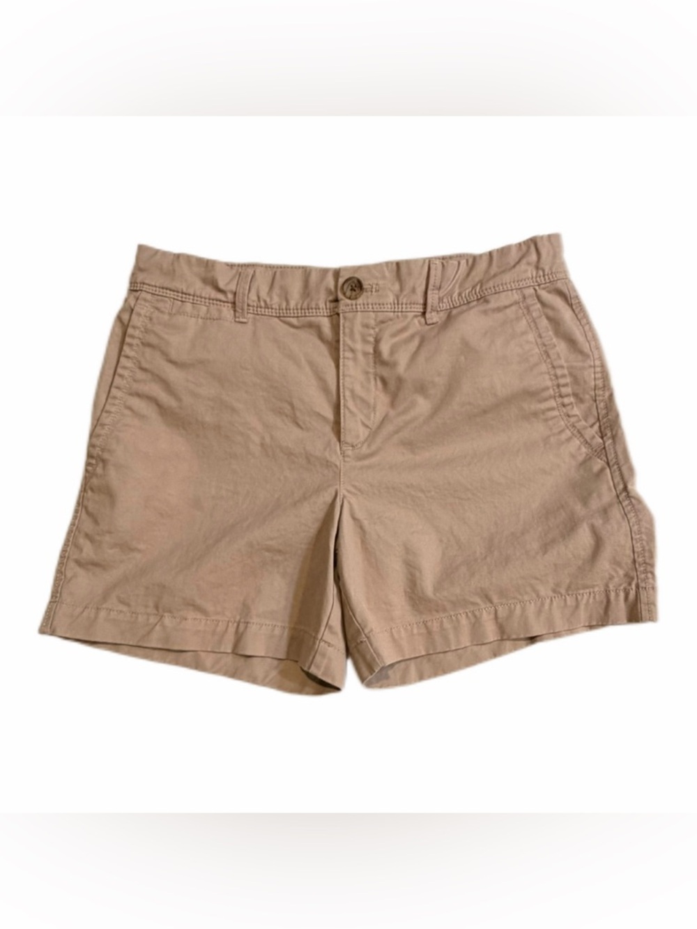 Banana Republic Khaki Chino Shorts Size 2 Causal Cute Classic